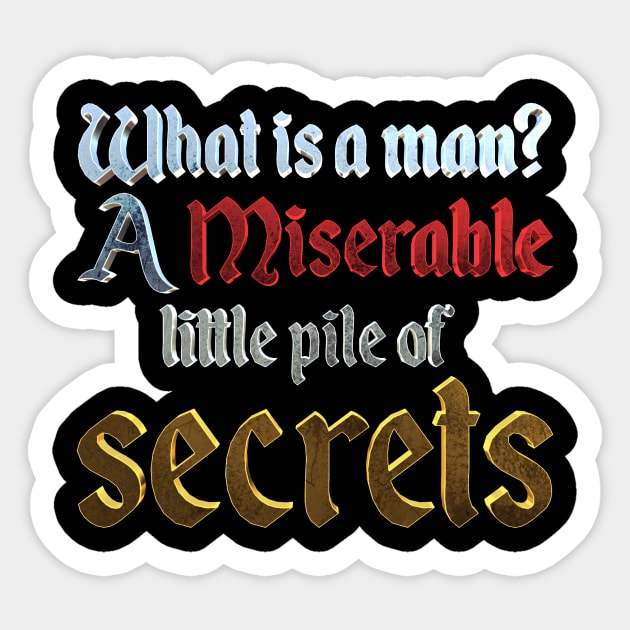 What Is a Man Sticker by ChrisHarrys